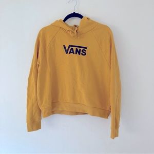 VANS yellow hoodie size L